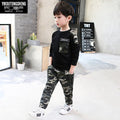 Spring Kids Boys Clothing Set Spring Autumn Kids Clothes Set 4 6 8 10 12 13 Years Boys Sports Suit Fashion Children Clothing