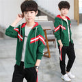 Spring Kids Boys Clothing Set Spring Autumn Kids Clothes Set 4 6 8 10 12 13 Years Boys Sports Suit Fashion Children Clothing