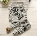 Baby Clothes For Boys Alphabet Long Sleeve Top Pants 2-Piece Set Autumn Sweater Suit Children's Clothing Apparel Outfit