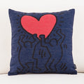 Keith Haring Graffiti Printed Square Decorative Throw Pillow Cushion Cover Case For Sofa Home Capa De Almofadas 45x45cm