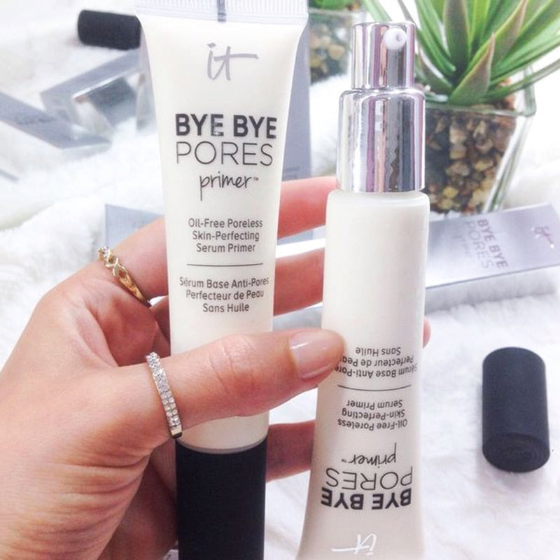 It Cosmetics Makeup Primer Perfecting Serum Cream Moisturizing Hydration Bye Bye Pore Oil-Control Eyes Brighten Make Up Base