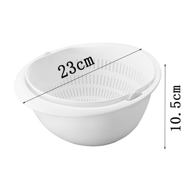 Kitchen Accessories Tools Foldable Fruit Vegetable Washing Basket Strainer Portable Colander Collapsible Drainer Kitchen Gadgets