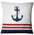 Mediterranean Blue Shell Starfish Pillow Cover Home decorative Pillows Sea Compass Anchor Linen Pillow Case cushion cover