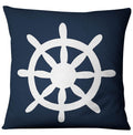 Mediterranean Blue Shell Starfish Pillow Cover Home decorative Pillows Sea Compass Anchor Linen Pillow Case cushion cover