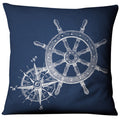 Mediterranean Blue Shell Starfish Pillow Cover Home decorative Pillows Sea Compass Anchor Linen Pillow Case cushion cover