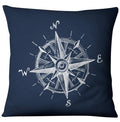 Mediterranean Blue Shell Starfish Pillow Cover Home decorative Pillows Sea Compass Anchor Linen Pillow Case cushion cover