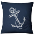 Mediterranean Blue Shell Starfish Pillow Cover Home decorative Pillows Sea Compass Anchor Linen Pillow Case cushion cover