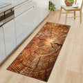 Nordic Kitchen Mat Bedroom Entrance Doormat Home Hallway Floor Decoration Living Room Carpet Wood grain Bathroom Anti-Slip Rug