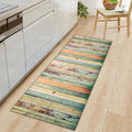 Nordic Kitchen Mat Bedroom Entrance Doormat Home Hallway Floor Decoration Living Room Carpet Wood grain Bathroom Anti-Slip Rug