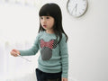 Spring and Autumn New Children's Wear Big Girl Minnie Long Sleeve Bottoming Shirt Cute Embroidered Top O-Neck TShirt