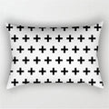 Black White Geometric Cushion Cover Throw Pillows Polyester Decorative Pillowcase 30x50 Nordic Style Home Decor Pillow cases