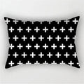 Black White Geometric Cushion Cover Throw Pillows Polyester Decorative Pillowcase 30x50 Nordic Style Home Decor Pillow cases