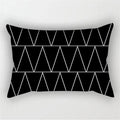 Black White Geometric Cushion Cover Throw Pillows Polyester Decorative Pillowcase 30x50 Nordic Style Home Decor Pillow cases