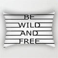 Black White Geometric Cushion Cover Throw Pillows Polyester Decorative Pillowcase 30x50 Nordic Style Home Decor Pillow cases