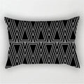 Black White Geometric Cushion Cover Throw Pillows Polyester Decorative Pillowcase 30x50 Nordic Style Home Decor Pillow cases