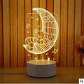 LED light creative 3D LED night light table lamp children bedroom decoration Christmas gift decoration home