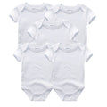 2020 5PCS/Lot Baby Boys Clothes Unicorn Girls Clothing Bodysuits Baby Girls Clothes  0-12M Newborn 100%Cotton Roupas de bebe