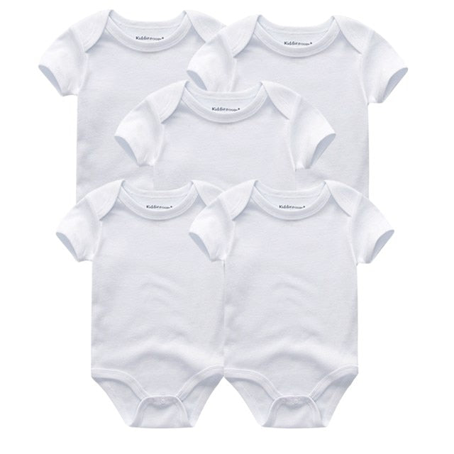 2020 5PCS/Lot Baby Boys Clothes Unicorn Girls Clothing Bodysuits Baby Girls Clothes  0-12M Newborn 100%Cotton Roupas de bebe