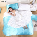 HOT! 100% pure satin silk bedding set,Home Textile King size bed set,bedclothes,duvet cover flat sheet pillowcases Wholesale