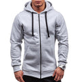 2020 Newest Hot Autumn Winter Fashion Fleece Hoodie Mens Casual Slim Thermal Lined Hood Jacket Sweatshirt Zip Outerwear Warm