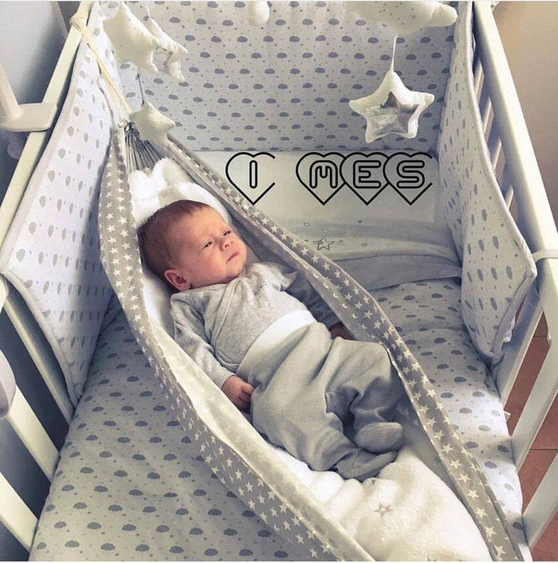 INS Baby Hammock for Crib Child Hammock Swing Baby Rocking Chair Indoor Outdoor Hanging Basket Kids Cotton Cartoon Hammock Swing