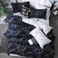 Classic bedding set 5 size grey blue grid summer bed linen 4pcs/set duvet cover set Pastoral bed sheet AB side duvet cover 2020