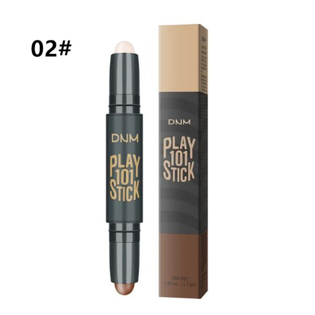 Makeup Base Contour Eyes Concealer Cream Stick Bronzer Cover Dark Circle Highlighter Skin Brighten 2 Colors Make Up Primer