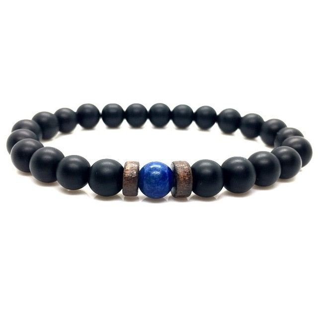 Men Bracelet Natural Moonstone Bead Tibetan Buddha Bracelet chakra Lava Stone Diffuser Bracelets Men Jewelry gift Drop Shipping