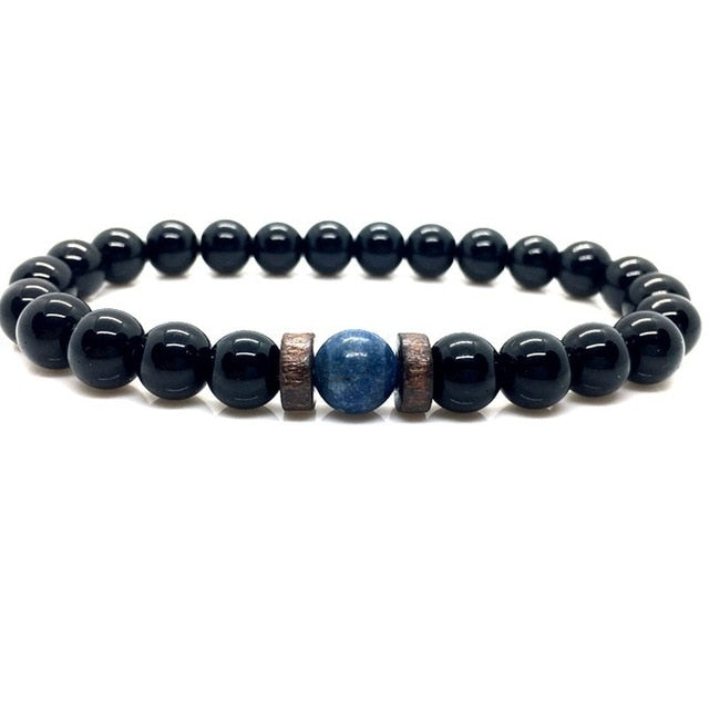 Men Bracelet Natural Moonstone Bead Tibetan Buddha Bracelet chakra Lava Stone Diffuser Bracelets Men Jewelry gift Drop Shipping