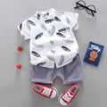 Baby Clothes For Boys Alphabet Long Sleeve Top Pants 2-Piece Set Autumn Sweater Suit Children's Clothing Apparel Outfit