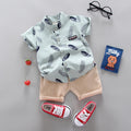 Baby Clothes For Boys Alphabet Long Sleeve Top Pants 2-Piece Set Autumn Sweater Suit Children's Clothing Apparel Outfit