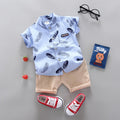 Baby Clothes For Boys Alphabet Long Sleeve Top Pants 2-Piece Set Autumn Sweater Suit Children's Clothing Apparel Outfit