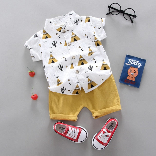 Baby Clothes For Boys Alphabet Long Sleeve Top Pants 2-Piece Set Autumn Sweater Suit Children's Clothing Apparel Outfit