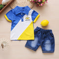 Baby Clothes For Boys Alphabet Long Sleeve Top Pants 2-Piece Set Autumn Sweater Suit Children's Clothing Apparel Outfit