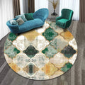 RULDGEE Mandala  Alfombra 3D Three-dimensional Black&White Stereo Vision Mat Living Room Doormat Tea Table Sofa Illusion Carpet