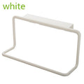 Towel Rack for Bath Kitchen Gadgets Mini Plastic Towel Rack Hanging Holder Organizer Kitchen Accessories Cabinet Cupboard Hanger