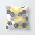 Decorative Throw Pillow Covers Yellow Pillowcase Sweet Summer Cushion Covers 45x45cm Pillow Case 1Pc Home Decor Sofa Living Room