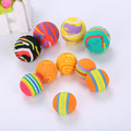 Cat Toy Pet Rainbow Ball Spring Prison Cage Mouse Telescopic Wire Interactive Stick Bell Feather Play Toy Dog Color Pet Supplies