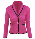 Plus Size Blazer 6XL Solid Single Breasted Elegant Fashion Womens Blazers Long Sleeve Office Lady Blazer Femme