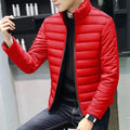 2020 New Men Winter Warm Out Wear Large size men's long sleeve stand collar cotton business casual zipper warm cotton jacket