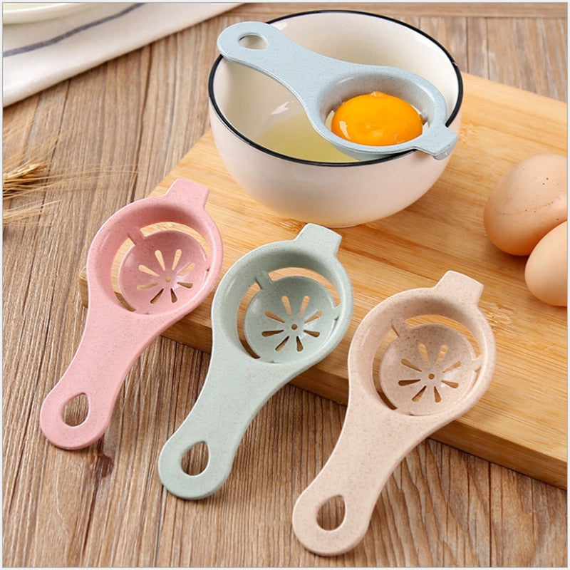 1Pcs Plastic Egg Separator White Yolk Sifting Home Kitchen Accessories Mutfak Aksesuarlari Kitchen Gadgets Cooking Kitchen Tools