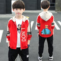 New Boys Clothing Sets Spring Autumn Teenager Boy Clothes Kids Cotton Casual Sports Suit Children  Fashion Tracksuits For 5-14Y