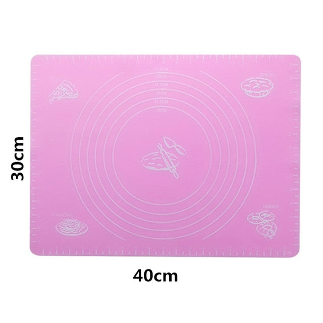 Kitchen Accessories Silicone Baking Mats Sheet Pizza Dough Non-Stick Maker Holder Pastry Cooking Tools Kitchen Utensils Gadgets