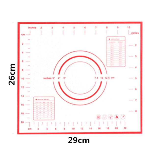 Kitchen Accessories Silicone Baking Mats Sheet Pizza Dough Non-Stick Maker Holder Pastry Cooking Tools Kitchen Utensils Gadgets