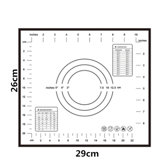 Kitchen Accessories Silicone Baking Mats Sheet Pizza Dough Non-Stick Maker Holder Pastry Cooking Tools Kitchen Utensils Gadgets