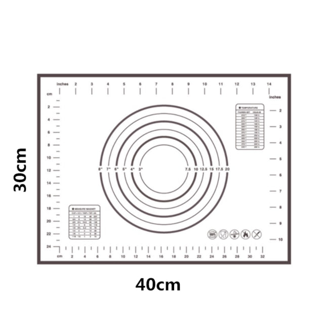 Kitchen Accessories Silicone Baking Mats Sheet Pizza Dough Non-Stick Maker Holder Pastry Cooking Tools Kitchen Utensils Gadgets