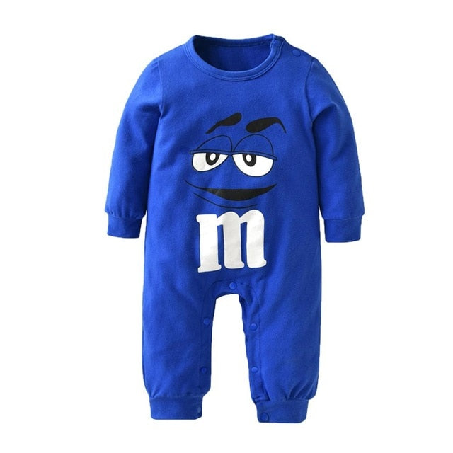 Newborn Baby Boys Girls Romper Cartoon Print Cotton Long Sleeve Jumpsuit Infant Clothing Pajamas Toddler Baby Clothes Outfits