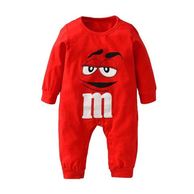 Newborn Baby Boys Girls Romper Cartoon Print Cotton Long Sleeve Jumpsuit Infant Clothing Pajamas Toddler Baby Clothes Outfits