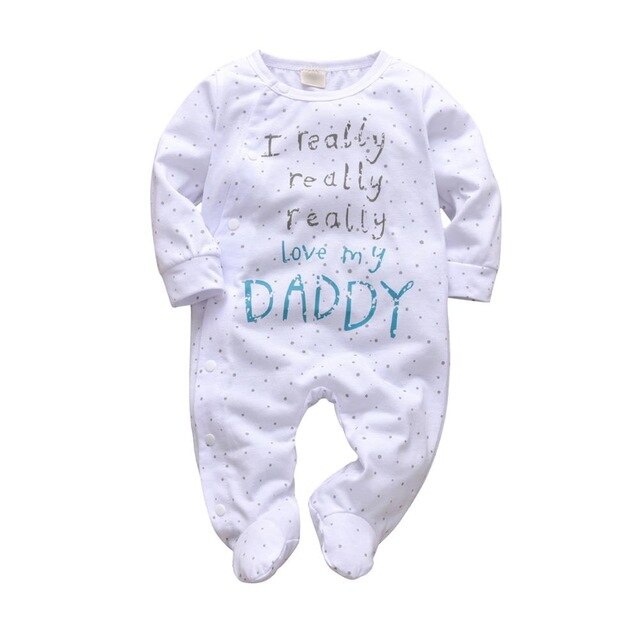 Newborn Baby Boys Girls Romper Cartoon Print Cotton Long Sleeve Jumpsuit Infant Clothing Pajamas Toddler Baby Clothes Outfits