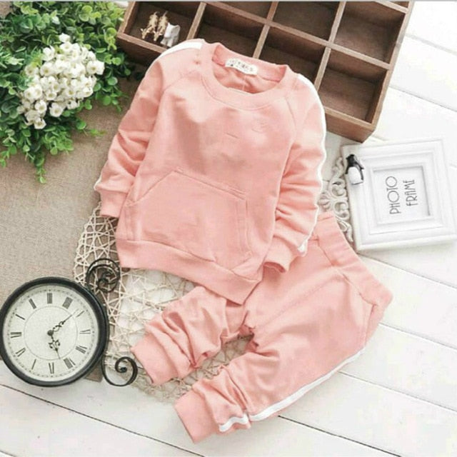 Brand Baby Clothing Set for Girl Boy Sweatshirts Long Sleeve T Shirts+Casual Pants 2Pcs Set Toddler Outfit Children Cothing Suit